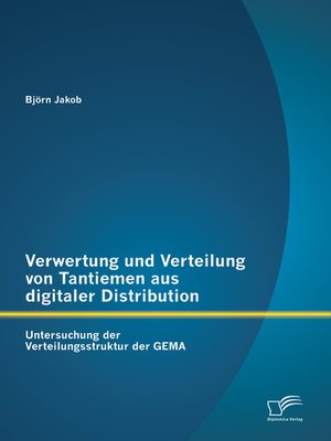 cover image of Verwertung und Verteilung von Tantiemen aus digitaler Distribution